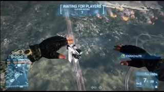 Skydiving back into the cockpit of a jet on Battlefield 3 - James Bond 007 style.. A MUST SEE!