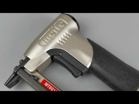 MT8016 Пневмостеплер обивочный мебельный для скобы 21GA, тип 80 (А) (видео 1)