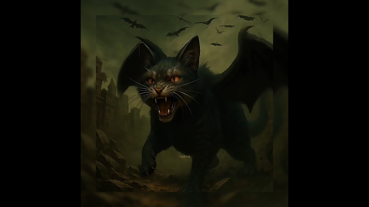 "Demonic Cat or Dragon? | Dark Fantasy Beast Unleashed!"