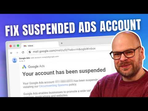Is Your Google Ads Account Suspended? How To Fix It (2026)