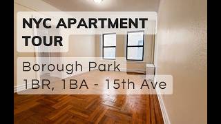 NYC Apartment Tour - 1BR apartment at 15th Ave, Borough Park, Brooklyn