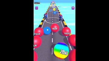 2048 Satisfying Ball Games | Smooth Mega Merge Moments #shorts