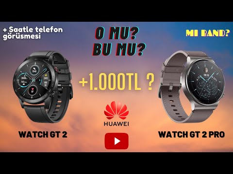 Huawei Watch GT2 vs GT2 Pro vs MiBand - Saatle Telefon Görüşmesi Yaptık! 1.000TL' ye Pro Versiyon?