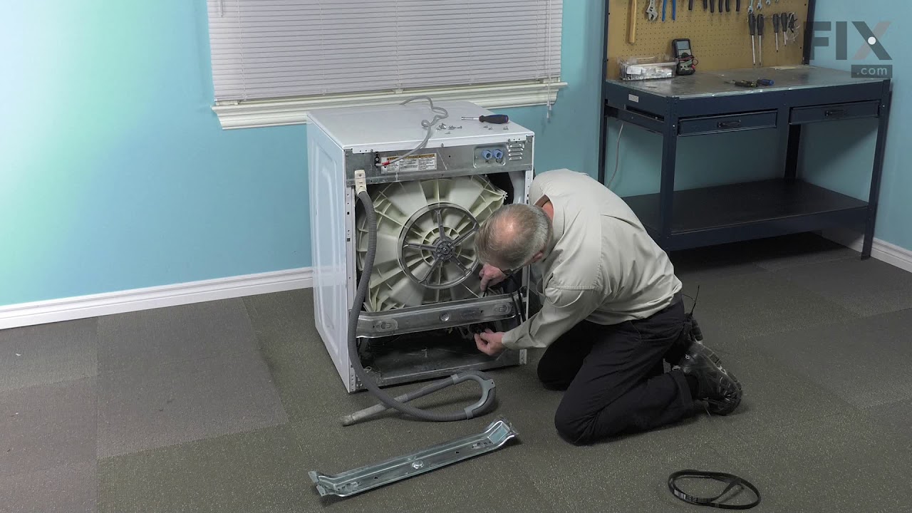 Whirlpool Washer Repair How to Replace the Drive Belt YouTube