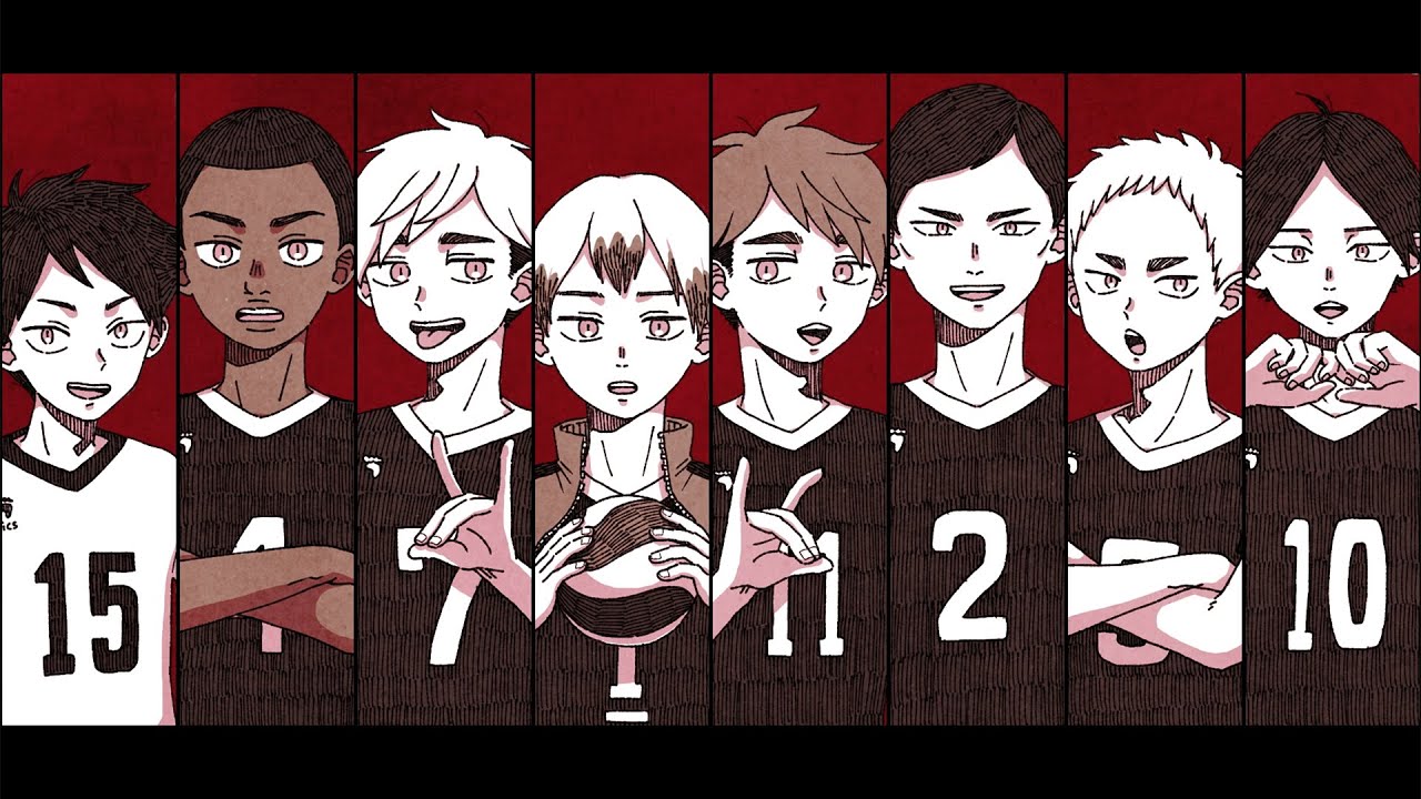 【手描きHQ!!】稲荷崎8人でボ/ッ/カ/デ/ラ/ベ/リ/タ【合/唱】