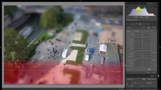How to Do The Tilt Shift "Tiny Town" Effect in Lightroom screenshot 5