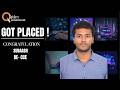 We are proud to announce that our student has successfully got placed in an IT company.