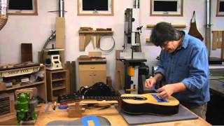 Guitar Making - Excerpt from Installing the Bridge
