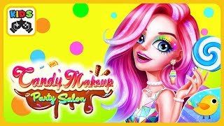 Candy Makeup Party Salon * Hairstyles, nails, dress up and makeup games for girls by Libii screenshot 1