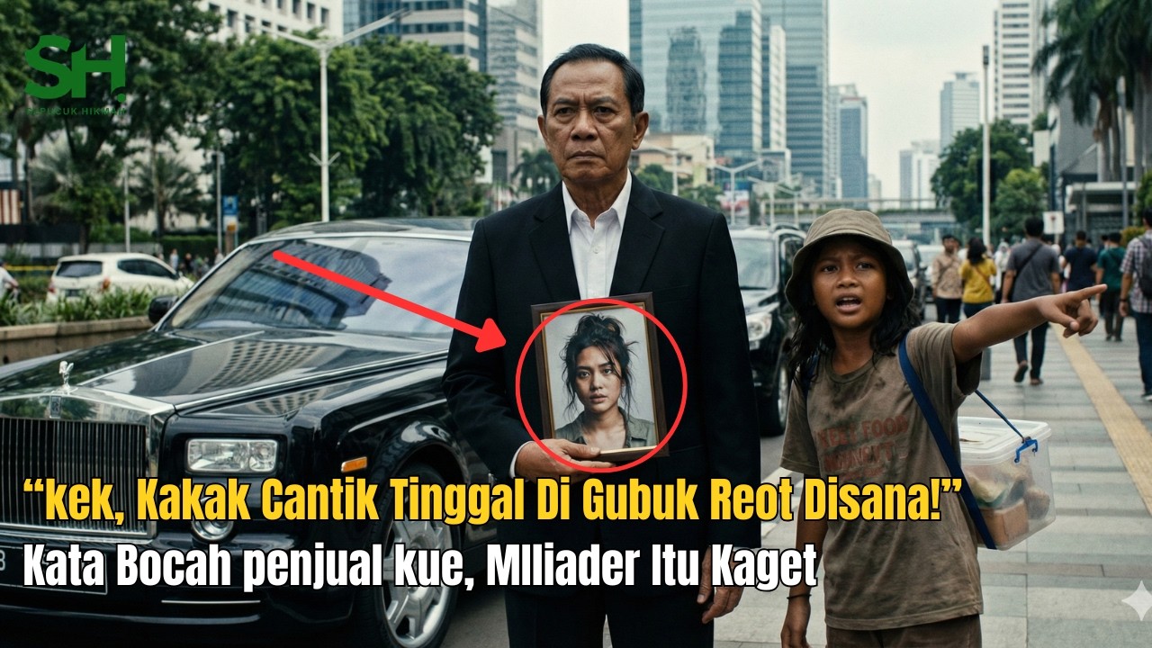 kek, Kakak Cantik Tinggal Di Gubuk Reot Disana! Kata Bocah penjual kue, MIliader Itu Kaget