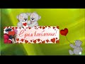 Красивая видео открытка поздравление с днем влюбленных День святого Валентина