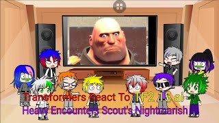 Transformers React To Tf2 15.ai Heavy Encounter Scout's Nightmarish