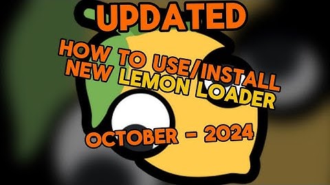 HOW TO USE/INSTALL NEW LEMON LOADER 2024 | UPDATED VERSION