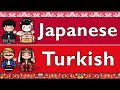 Japanese  turkish
