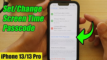 iPhone 13/13 Pro: How to Set/Change Screen Time Passcode