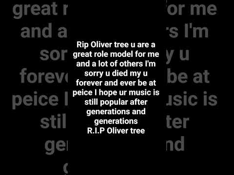 goodbye Oliver tree