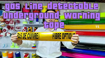 Underground detectable marking tape,underground detectable caution tape,metal detectable foil tapes