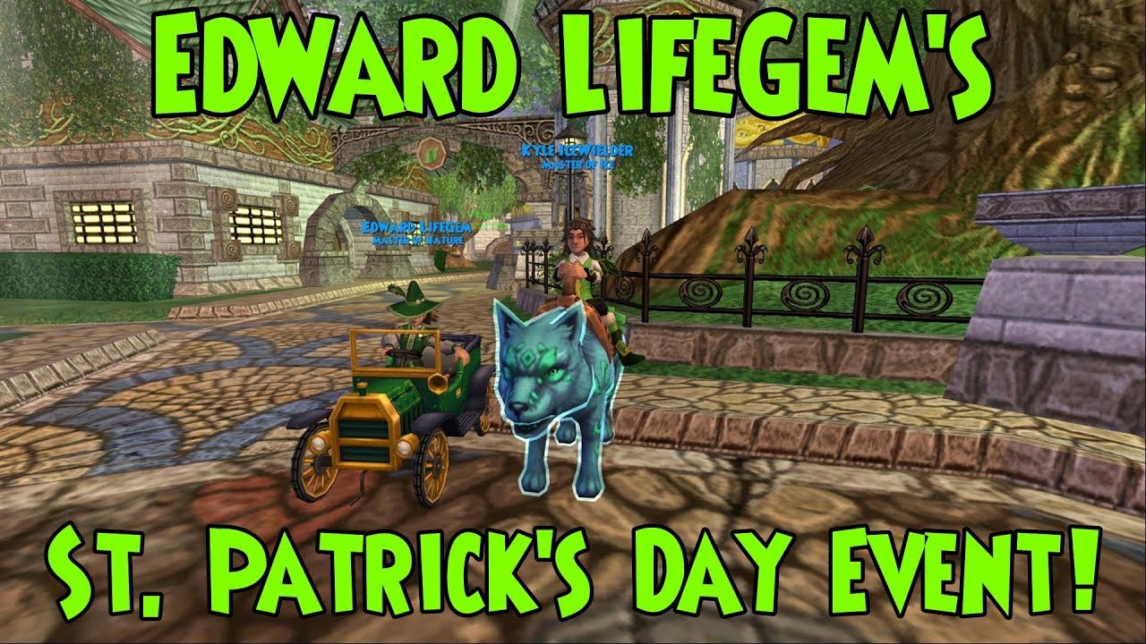 Wizard101 - Edward LifeGem's St. Patrick's Day Event!