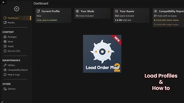 Load Order Mod 2 - Profile loading and How to!
