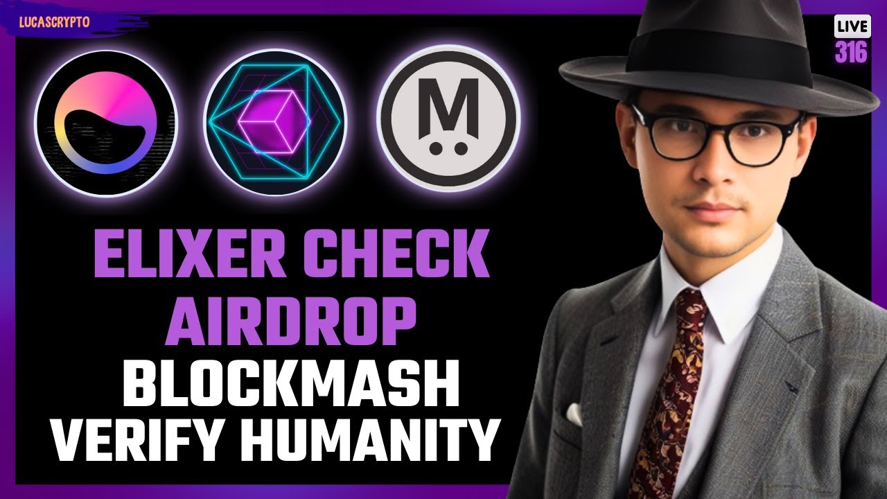 Blockmash Elixir check seu Airdrop + Blockmash Humanidade - YouTube