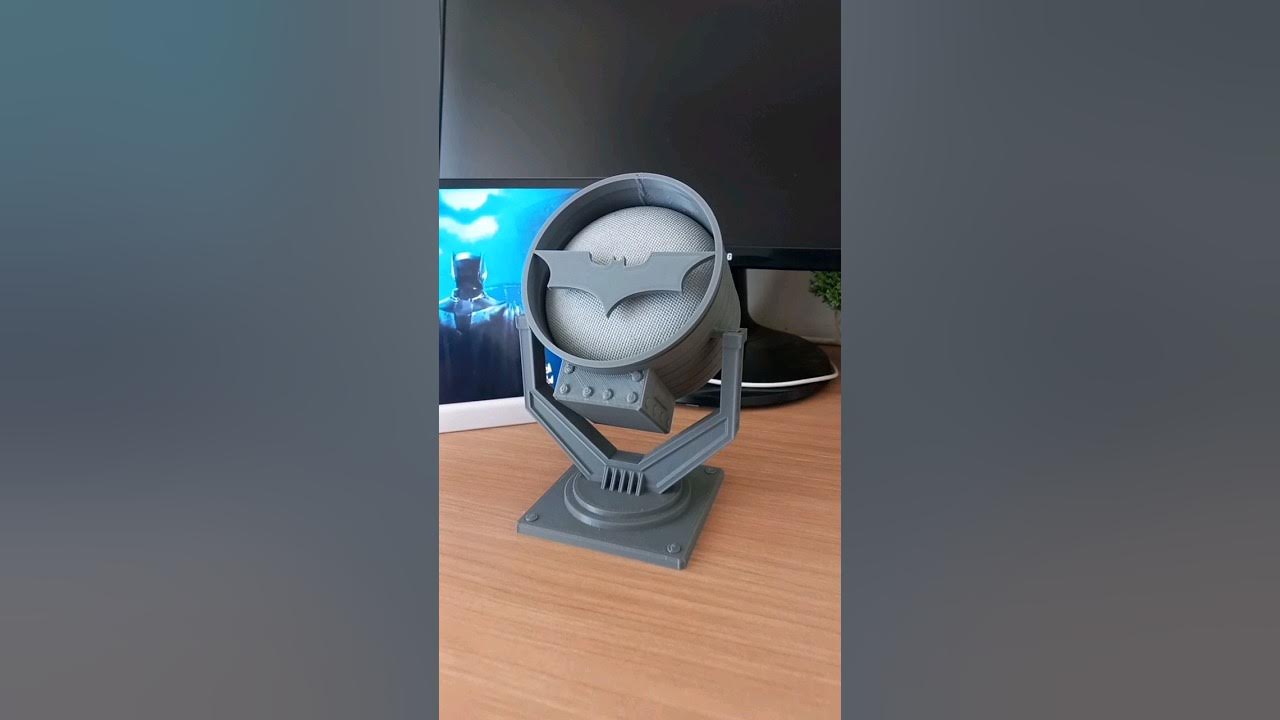 Custom Bat Signal Google Nest Stand 3dprinting shorts 3dmodeling google instagram reels