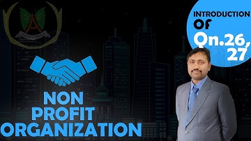 N.P.O. Question no.26 and 27 for 12th and B.comPart-1 #commerce #AchieversCommerce #B.COMPART1