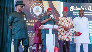 Let Peter Obi Breef 😀Tony Nwoye Attack Gov Soludo At Ndi Anambra Town Hall Meeting Abuja