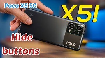 Back Button Setting In Poco X5 5G, How To Hide Back Button In Poco X5 5G, Navigation Button