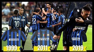 Tutte le Maglie dell'Inter dal 1990 al 2019 - YouTube