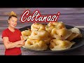 Selbstgemachte Tortellini mit köstlicher Käsefüllung | Colțunași Rezept, einfach lecker