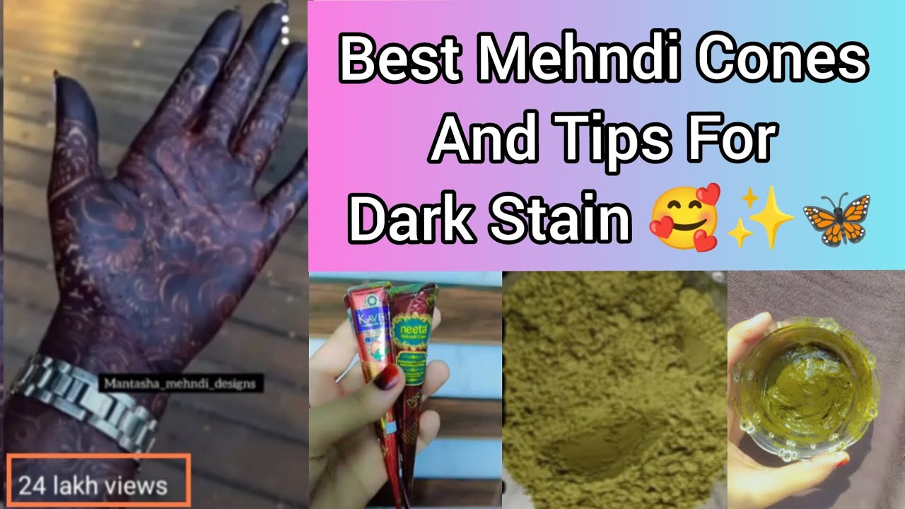Best mehndi cone for dark stain | mehndi cones comparison