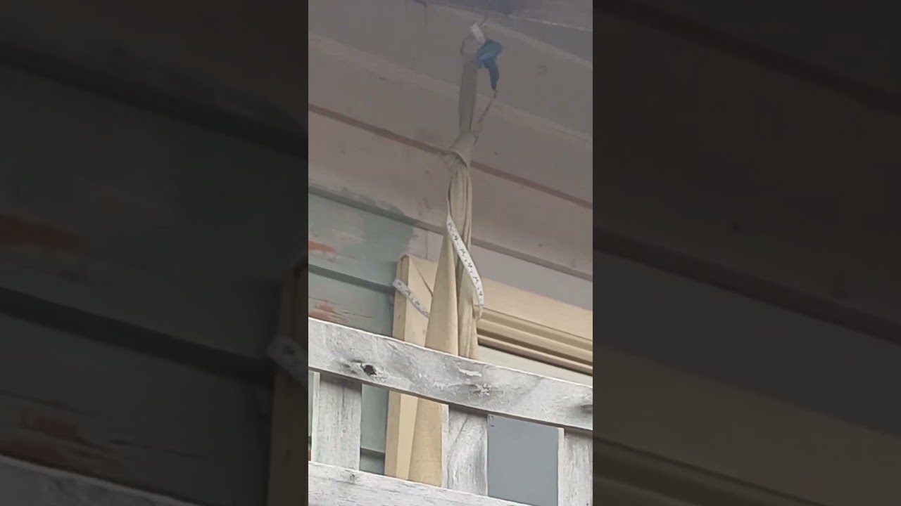 A Tape measure?  Phone towers.. antenna microphone..canvas = tent?