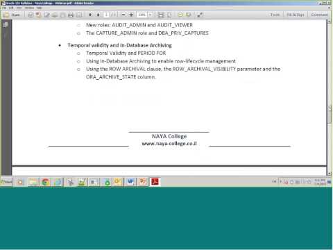 Oracle 12c New Features   The Grand Tour