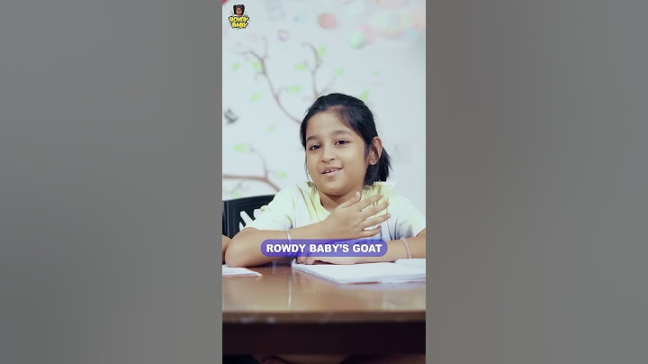 Rowdy Baby's GOAT #rowdybaby #funnyvideo #youtubeshorts