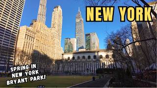 Exploring Manhattan's BRYANT PARK Lawn Installation! SPRING IN MIDTOWN MANHATTAN