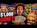 We Gambled $1,000 On Slot Machines...