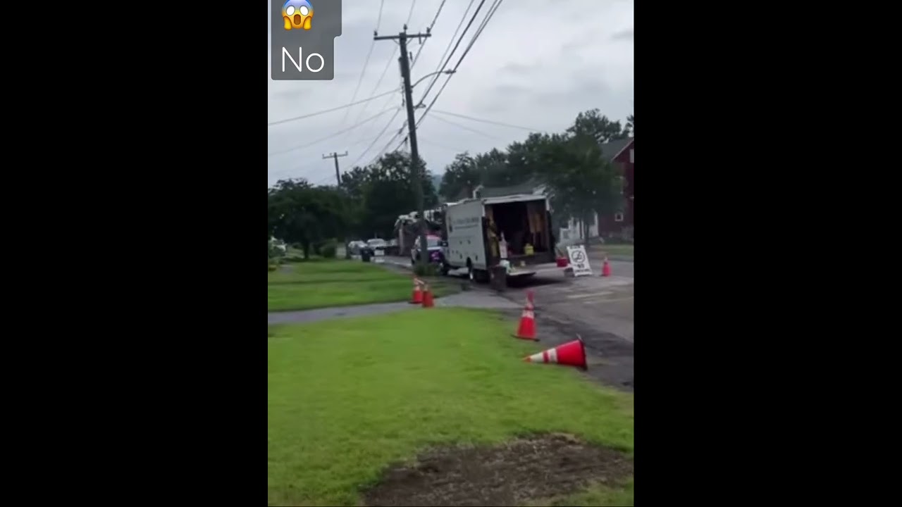 Accident on a local street 
