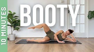 10MIN BOOTY WORKOUT - Pilates Inspired (knee friendly, no squats)
