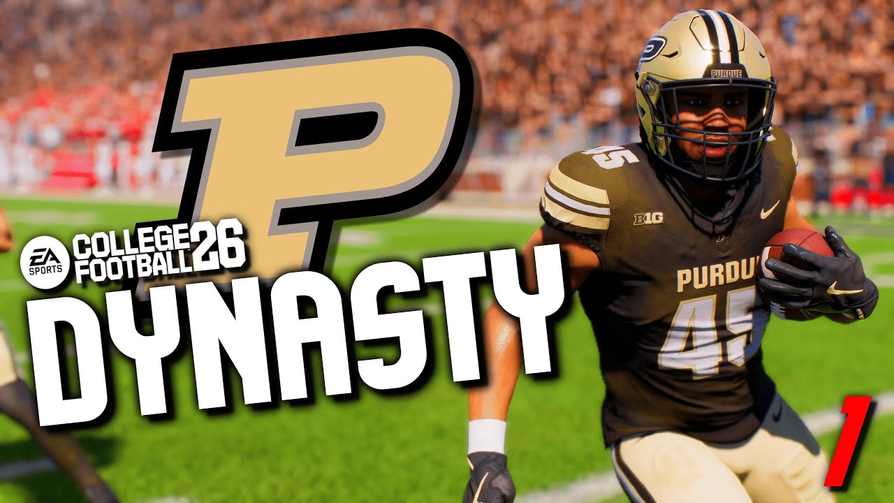 WELCOME TO PURDUE!! College Football 26 Dynasty EP. 1