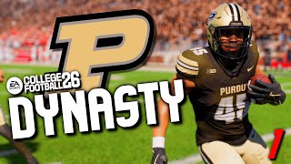 WELCOME TO PURDUE!! College Football 26 Dynasty EP. 1