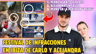 😱El FESTIVAL de INFRACCIONES de ALEJANDRA RUBIO y CARLO CONSTANZIA de VIAJE en Ibiza HUNDE Telecinco