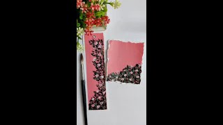 Floral Bookmark In Menorah Stationery