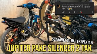 EKSPERIMEN. JUPITER 4 TAK PAKAI KNALPOT FIZ R 2 TAK