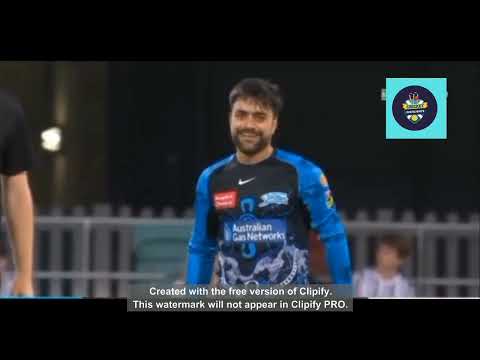 Rashid Khan Six Wickets today in BBL 2022.Rashad Khan 6 Wickets today.Rashid Khan Bowling today BBL