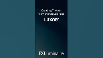 Luxor App: Creating Themes from the Groups Page