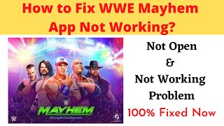 How to Fix WWE Mayhem Not Working Problem Android & Ios - Not Open Problem Solved | AllTechapple screenshot 5