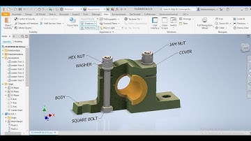 Autodesk - Inventor -Tutorial-Lesson-1- Plummer Block-Assembly