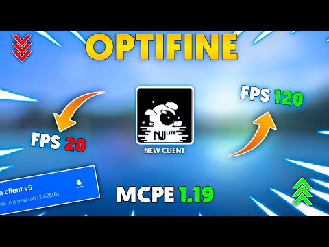 Best FPS Boost CLIENT for MCPE 1.19+. || mod menu, armour HUD, Better UI