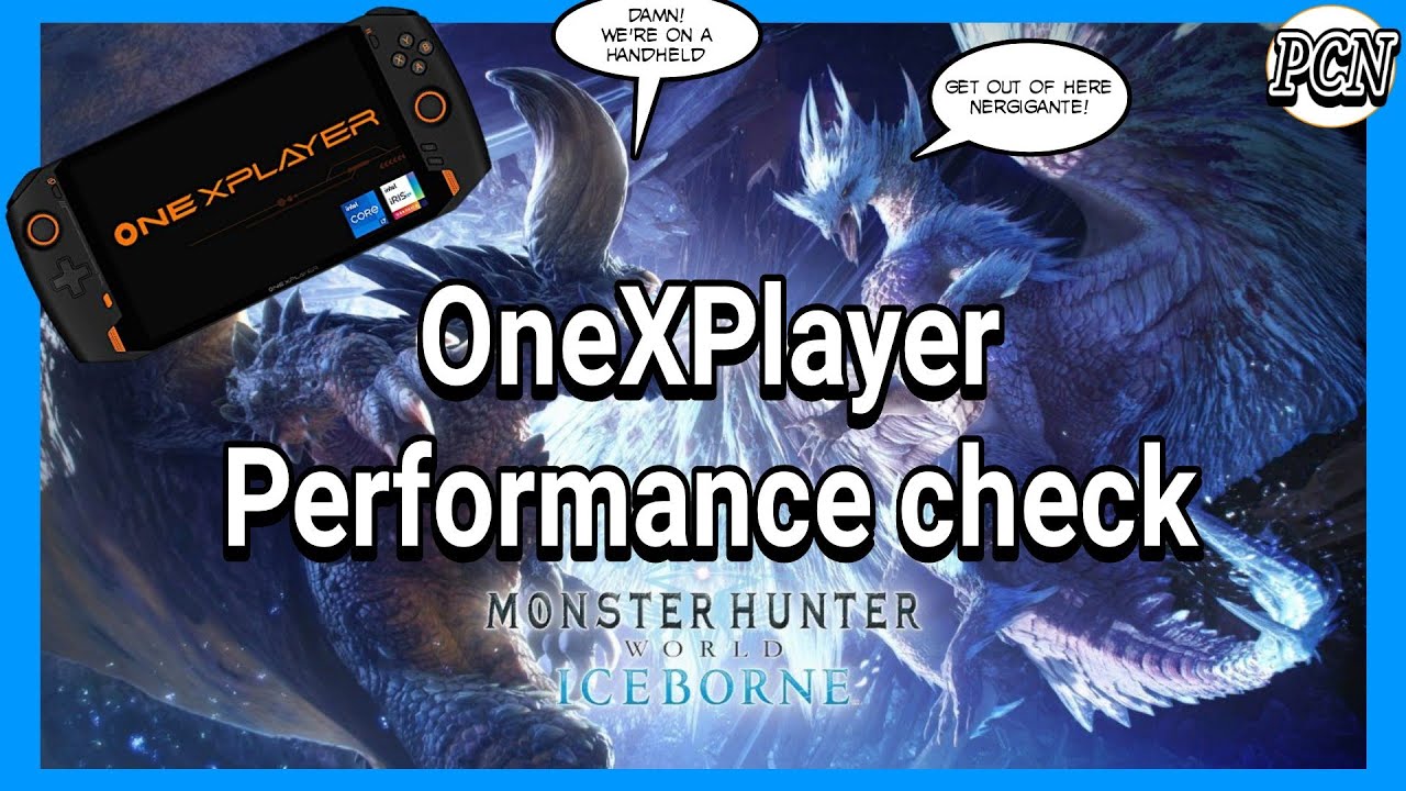 One Netbook Onexplayer 1165g7 Monster Hunter World Iceborne 