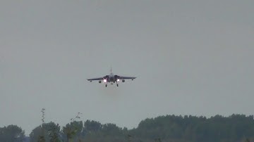 upload  RAF Tornado GR4 084 lands RAF Marham Norfolk UK 3Oct18 443p